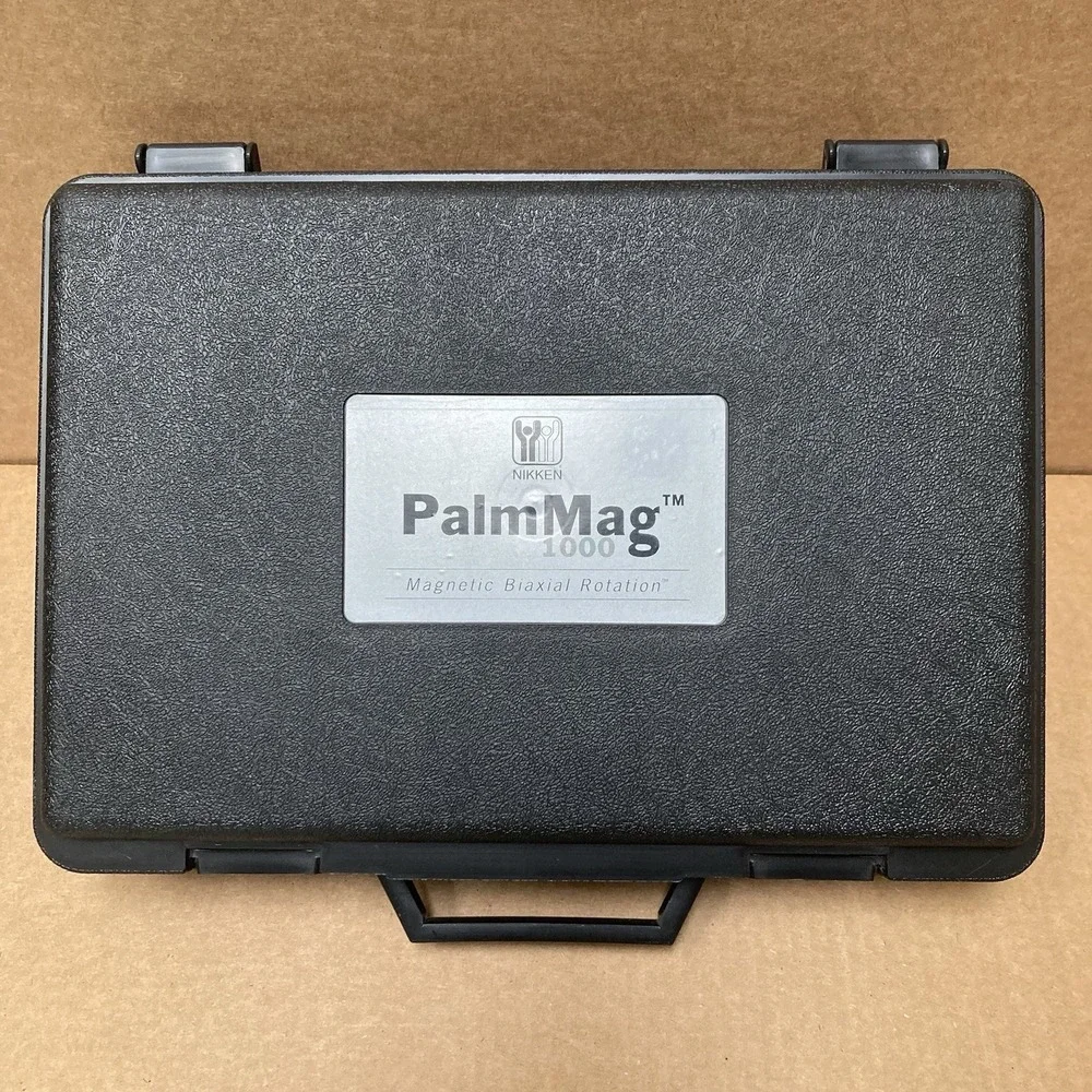 NIKKEN Magnetic Biaxial PalmMag 1000 Power Supply Adapter Hard Case Manual Works
